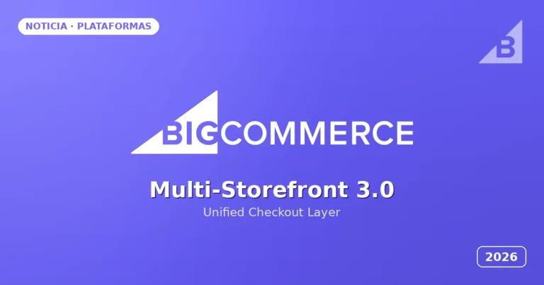 BigCommerce Multi-Storefront 3.0: checkout unificado y catálogo centralizado para marcas multi-mercado