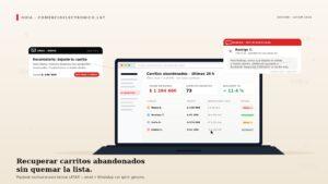 Cómo recuperar carritos abandonados en ecommerce (email + WhatsApp)
